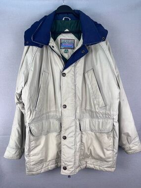 Vtg William Barry Jacket Game Day Stadium BenchWarmer 80s 90s Weather Guard Coat